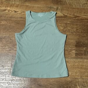 Tahari Sage Green Tank Top